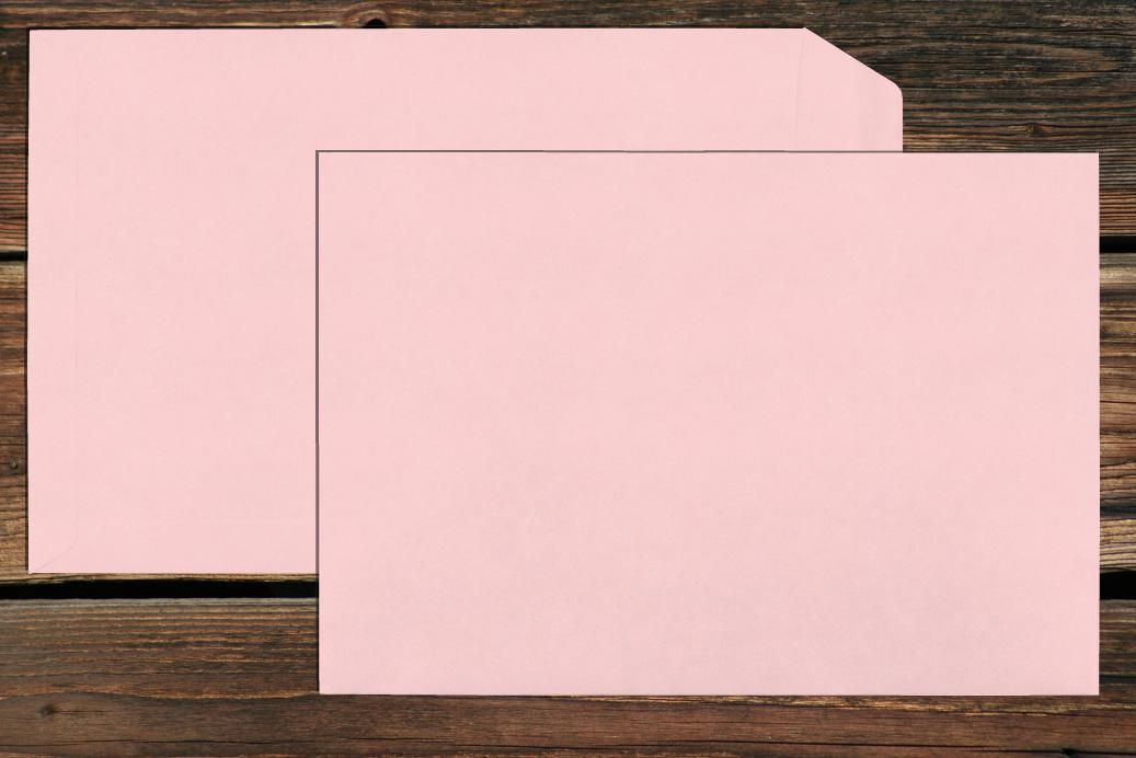 Versandtaschen 220x312 mm Nassklebend Hellrosa 120 g/qm